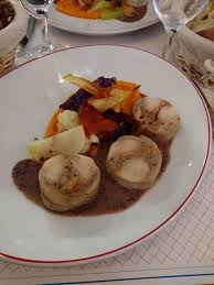 Places bunkyo restaurantcontinental restaurant abats. Rable De Lapin Farci Aux Abats Puree De Carotte Legumes D Hiver Sauce Moutarde Violette Picture Of La Rotisserie D Argent Paris Tripadvisor