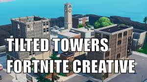 There are various objects that you can hide 1. Tilted Towers Creative Fortnite Map Code Youtube