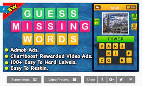 Download free and best puzzle game for android phone and tablet with online apk downloader on apkpure.com, including (driving games, shooting games, fighting games) and more. Guess Missing Word Best Android Word Trivia Puzzle Game Word Puzzle Games Mind Games Puzzles Word Puzzles