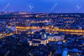 At liège, the meuse meets the river ourthe. Panorama Der Stadt Luttich In Belgien Lizenzfreie Fotos Bilder Und Stock Fotografie Image 60990518