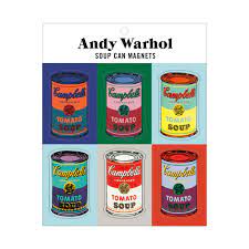He ventured into a wide variety of art forms, including performance art. Andy Warhol Soup Can Magnet Set Artistic Refrigerator Magnets Includes 6 Colorful Designs From Artist Andy Warhol Each One Measures 1 25 X 2 25 Makes A Great Gift For Art Fans