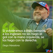 En 2005, quien fuera el presidente del banco de inglaterra, dio a conocer su teoría inspirada en la jugada del gol que maradona hizo a la selección inglesa. Diego Maradona Opino Sobre El Var Y Chicaneo A Inglaterra Por La Mano De Dios Tn