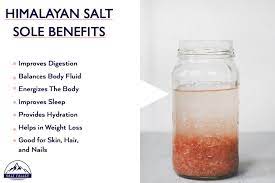 It has to be real, unrefined sea salt, like pink himalayan sea salt. Himalayan Salt Sole Benefits