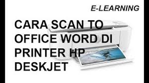 The 'paper jam' error is displayed especially when 123.hp.com/deskjet1516 printer stops printing feeding pages. Cara Scan To Office Word Di Printer Hp Deskjet Youtube