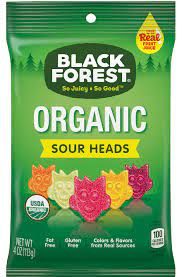 Shop Organic Sour Heads Black Forest Snacks