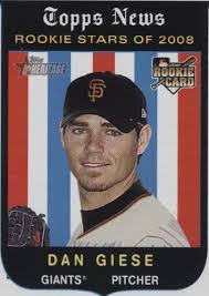2008 Topps Heritage #126 Dan Giese San Francisco Giants Rookie