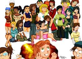 Total Drama Island Anime Style Total Drama Island Drama Cartoon Drawings