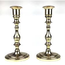 Baldwin brass candlestick holders set of 3 identical 4.5 h x 2 w made usa vgc! 1960s Mid Century Baldwin Brass Candle Holders Set Of 2 Chairish