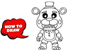 How To Draw Freddy Fazbear Five Nights At Freddy S Foxy Drawings Drawing Tutorial Easy Easy Drawings Online Art Tutorials