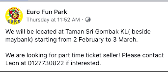 The following parking options are available to guests staying at duplex studio urban360 gombak. Keseronokan Euro Fun Park Kini Bertapak Di Gombak Lifestyle Rojak Daily
