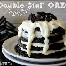 Double Stuf Oreo Pancakes Recipe Yummly Recipe Oreo Pancakes Oreo Recipes Dessert Recipes