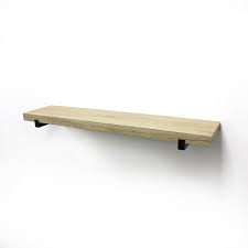Tips and information on how to install your floating shelves or bracketless shelves. Allen Roth Natural 36 In L X 7 8 In D Wood Bracket Shelf In The Wall Mounted Shelving Department At Lowes Com