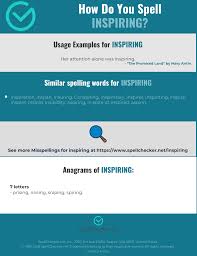 Correct Spelling For Inspiring Infographic Spellchecker Net