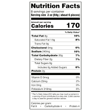 Chick Fil A Fries Nutrition Label Nutritionwalls