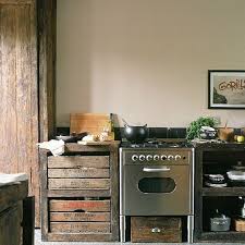 Vintage Apple Crates As Kitchen Cabinets Reclaimed Wood Kitchen Salvage Wood Decor Crate Decor