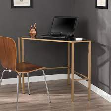 Tablio is the mobile laptop desk that provides you with the space you need on the go third in line, you get tablio mini desk in bamboo and any updates we make from here on. Gold Desks White Gold Desks You Ll Love In 2021 Wayfair
