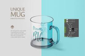 Glass Mug Animated Mockup Stationery Mockup Mugs Mockup