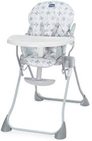 Chicco Pocket Meal Highchair Silver In 2020 Baby High Chair High Chair Folding High Chair