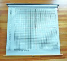 Vintage Hanging Pull Down Graph Chart Cartesian Coordinates School Math Ebay