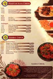 Wangsa maju is one of the largest townships in kuala lumpur and consists of many sections — section 1, 2, 4, 5, 6 and 10. Rumah Makan Cibiuk Wangsa Maju Menu