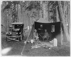 Lake Public Auto Camp Party E S Bach Tent Camping Car Camping Camping Hacks