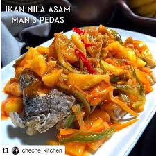 Masukkan saus cabal, saus tomat, air kaldu. Resepi An Ikan Nila Asam Manis Pedas Pawtaste Com