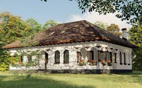 Proiect de casă fără etaj, unifamilială, având acoperiş cu două versante şi un garaj pentru o maşină. Proiecte Case Mici Cu Si Fara Etaj Modele Case Mici