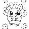 These darling thanksgiving coloring pages will keep kids busy and entertained at your thanksgiving dinner. 1