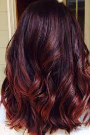 Bayalage Red Ombre Dark Hair Hair Styles Fresh Hair Red Balayage Hair