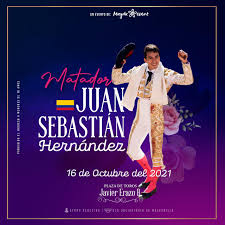 Plaza de Toros "Javier Erazo Basantes" - 📌🐃TORERO CONFIRMADO ⚜️Es grato  recibir en la Corrida Internacional de Toros, al distinguido matador  colombiano, Juan Sebastián Hernández, quien el sábado 16 de octubre, actuará