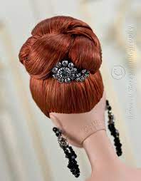 Ooak Barbie Inside The Fashion Doll Studio Bridesmaid Hair Doll Hair Barbie Hair