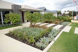 Even the simple and minimalist ones can just look great. Front Yard Xeriscape Modern Front Yard Garden Design Australian Native Garden Meenakshi Kailash