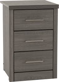 Get the best deal for nightstands with 3 drawers from the largest online selection at ebay.com. Lisbon 3 Drawer Bedside Chest Black Wood Grain