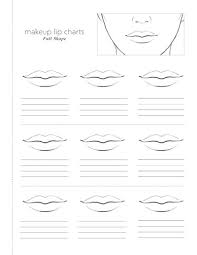 Book Info Makeup Lip Charts Colorista Books