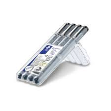 4.7 out of 5 stars. Staedtler Pigment Liner Set Of 4