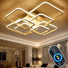 Amazon's choice for remote controlled ceiling light fixture. Touch Remote Control Dimming Modern Led Ceiling Lamp Fixture For Living Room Aluminum For Dining Room Bedroom Ligh Lampe De Plafond Led Plafond Plafonnier Led