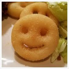 You can sell them a la carte in cafeterias, add them to the side of any sandwich or hamburger, or layer them with toppings for a delicious appetizer. Smiley Face Fries Bj S Restaurant Brewhouse On Eaten