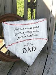 15% off with code zazpartyplan. Amazon Com Baseball Sign Baseball Dad Gift Gift For Dad Wooden Softball Sign Home Plate Baseball Wall Decor Large Home Plate Sign Father S Day Birthday Gift Handmade Products