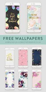 Download Free Cute Wallpapers From Clementine Creative You Ll Find Beautiful Florals Pas Floral Wallpaper Iphone Cute Wallpaper Backgrounds Iphone Background