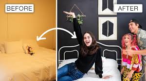 We revamp a dated bedroom for the lucky winners of our hudson's bay makeover contest. Homeless To Dream Bedroom Makeover Alex Warren And Kouvr Omg We Re Coming Over Youtube