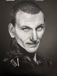 I drew Christopher Eccleston as the 9th Doctor from Doctor Who : r/fanart