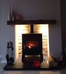 First Lighting New Log Burner In A False Chimney Not Quite Finished Decorating Yet See Other Pictures Pre Chimn Lilac Living Rooms Log Burner New Homes