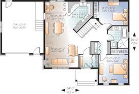 Plan 21947dr Cozy Bungalow With Attached Garage Modern Floor Plans Open Floor House Plans Bungalow House Plans
