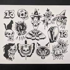 This Friday The 13th Inkandwatertattoo Noon To 8pm All Flash 60 And Up First Come First Ser Friday The 13th Tattoo Snapback And Tattoos Friday The 13th