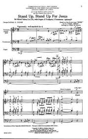It is very true that music has the power to heal and to be an agent of positive change. G J Webb Stand Up Stand Up For Jesus Presto Sheet Music