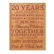 Whether you're wondering how to start a conversation with a guy or want to find out if the guy you're seeing is the one, here are some perfect questions to ask a guy to add spice and fun to your next chat! Buy Personalized 20th Anniversary Wall Plaque By Lifesong Milestones On Opensky 20th Wedding Anniversary Gifts 20th Anniversary Gifts 20 Year Anniversary Gifts