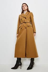 Leather trench, red trench, navy trench coats & camel coats. Wool Belted Camel Coat Shop The World S Largest Collection Of Fashion Shopstyle Uk