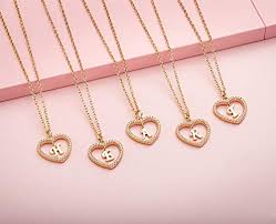There is one letter not found anywhere on the periodic table and another not found in official element names. Initial Heart Necklace For Women 14k Real Gold Plated Cz Heart Letter S Name Alphabet Pendant Necklace Pricepulse