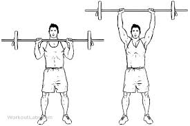 Standing Barbell Shoulder Press Barbell Shoulder Press Shoulder Press Workout Guide