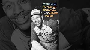 Preserving History By Collecting Negro League Tickets #shorts